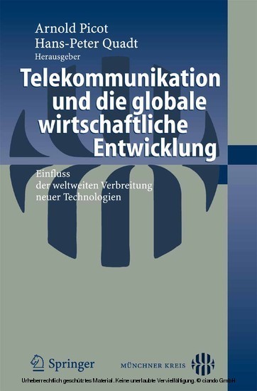 Telekommunikation und die globale wirtschaftliche Entwicklung