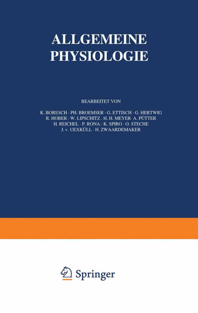 Handbuch der Normalen und Pathologischen Physiologie