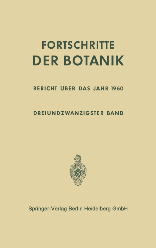 Bericht über das Jahr 1960