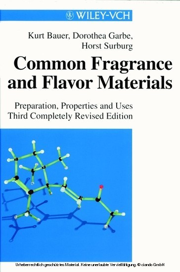 Common Fragrance and Flavor Materials