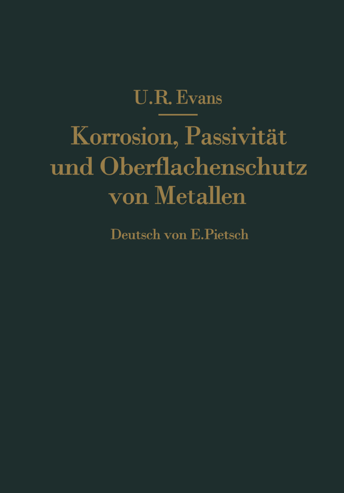 Korrosion, Passivität und Oberflächenschutz von Metallen