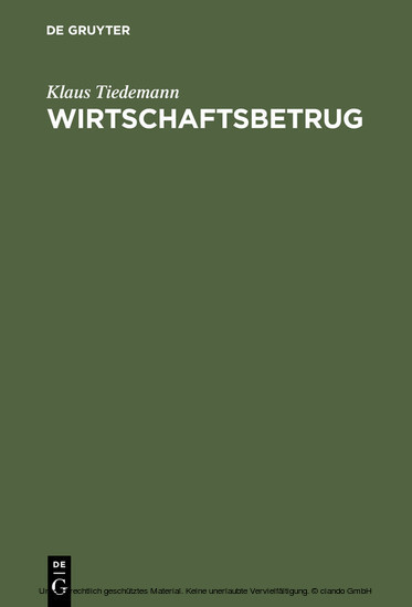 Wirtschaftsbetrug