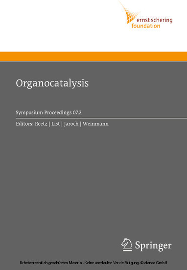 Organocatalysis