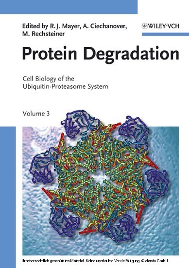 Cell Biology of the Ubiquitin-Proteasome System, Volume 3