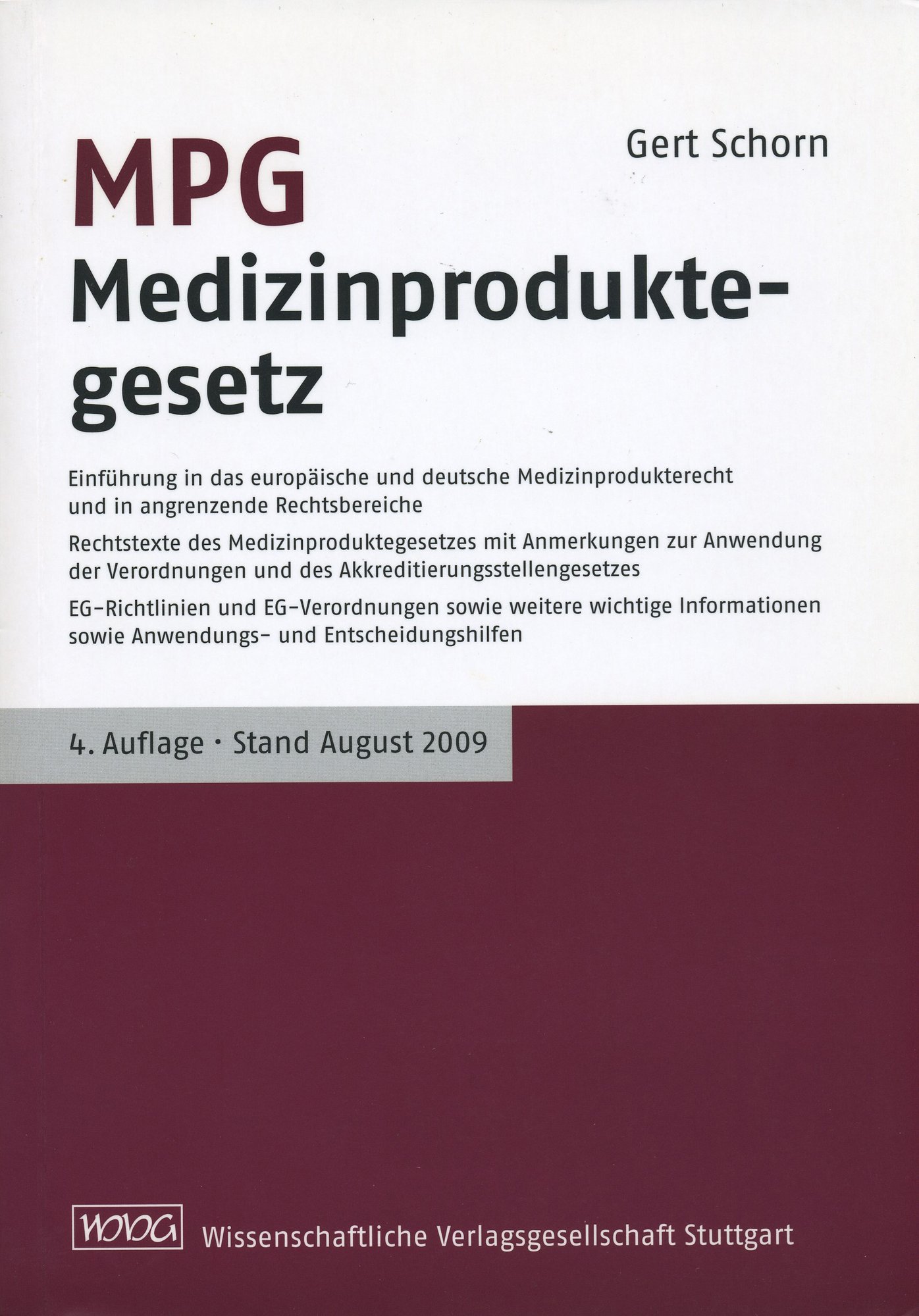 MPG Medizinproduktegesetz