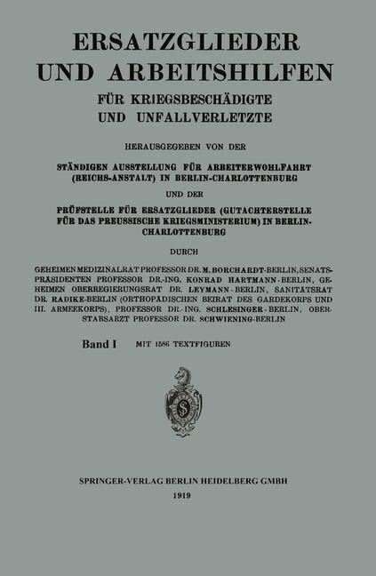 Ersatzglieder und Arbeitshilfen