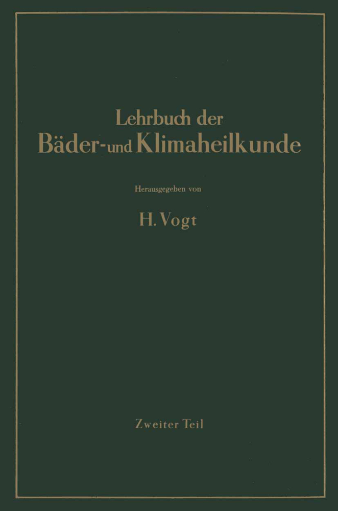 Lehrbuch der Bäder- und Klimaheilkunde