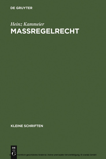 Maßregelrecht