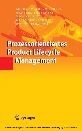 Prozessorientiertes Product Lifecycle Management