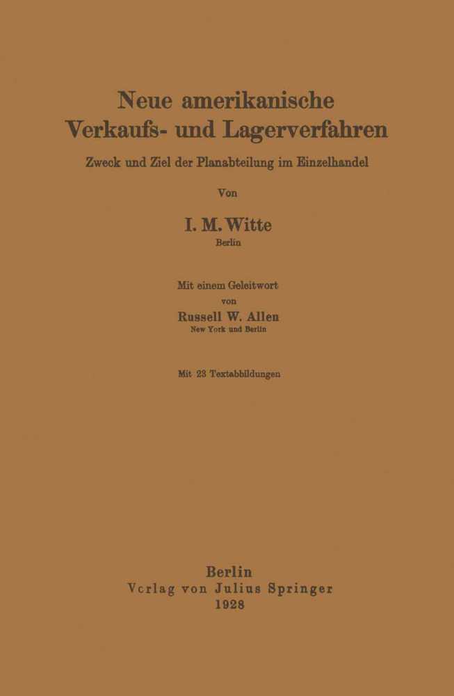 Neue amerikanische Verkaufs- und Lagerverfahren
