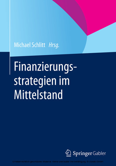 Finanzierungsstrategien im Mittelstand