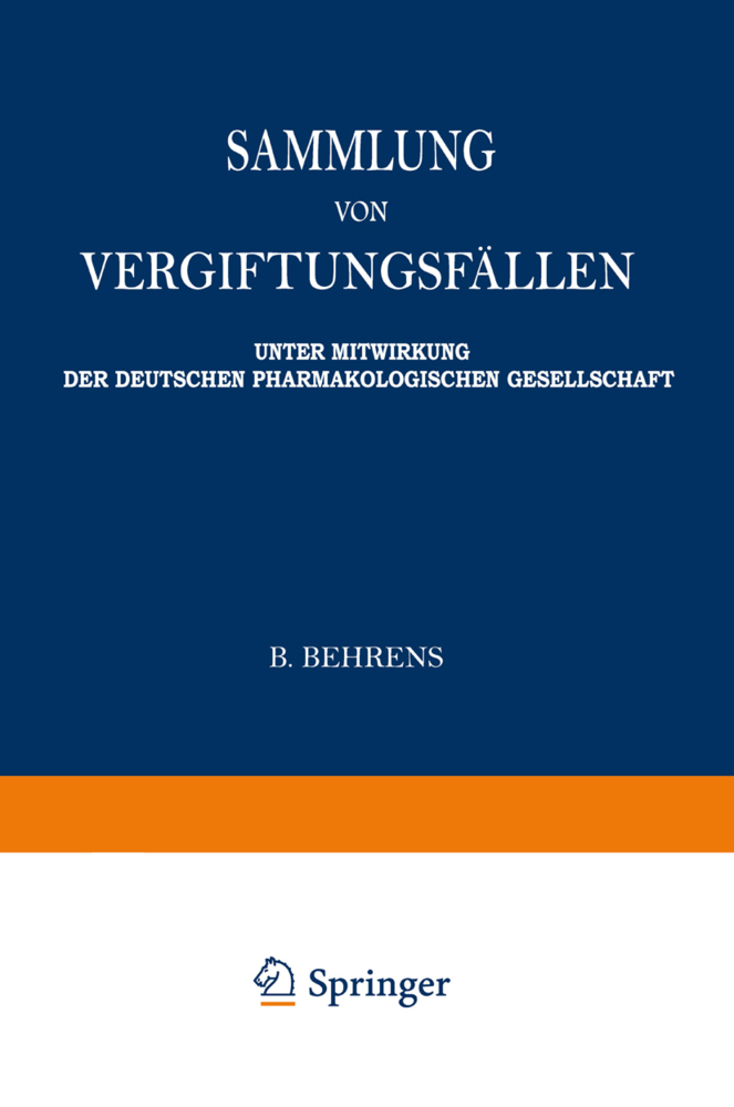 Sammlung von vergiftungsfällen