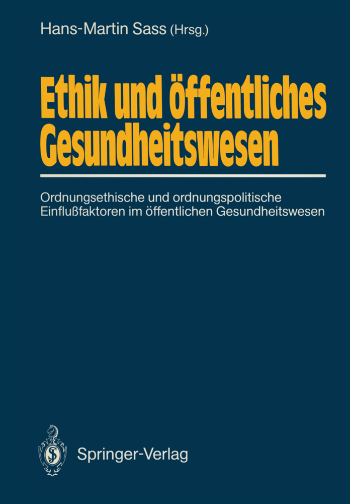 Ethik und öffentliches Gesundheitswesen