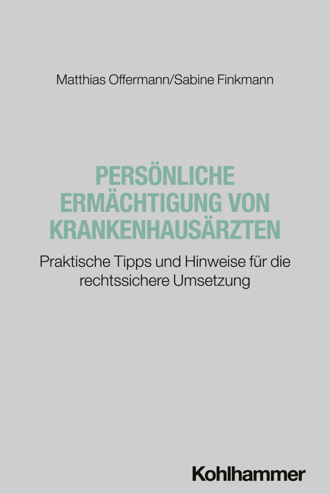 Persönliche Ermächtigung von Krankenhausärzten