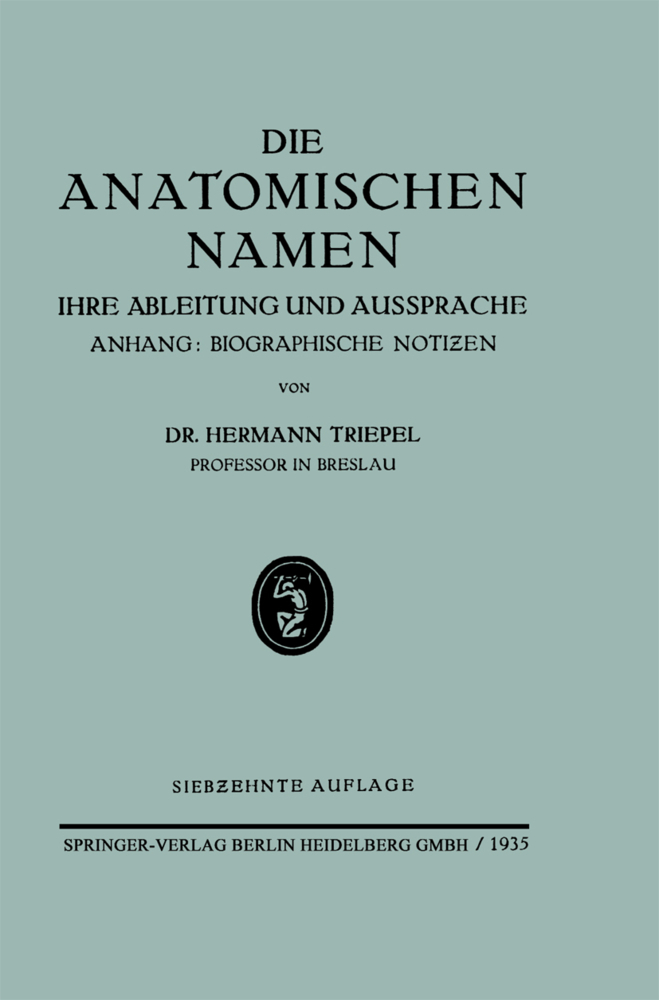 Die Anatomischen Namen