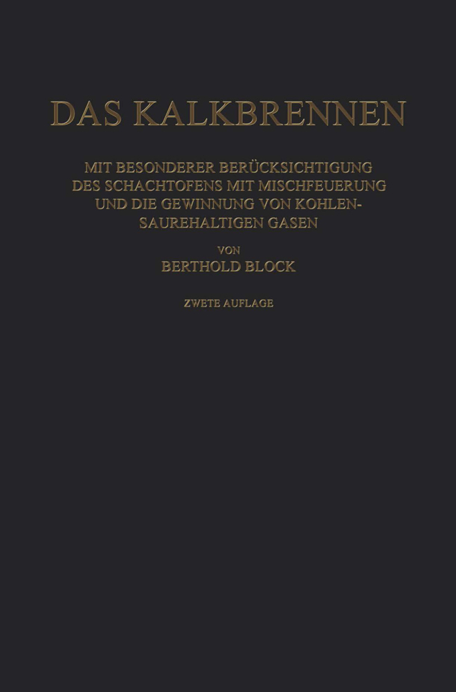 Das Kalkbrennen