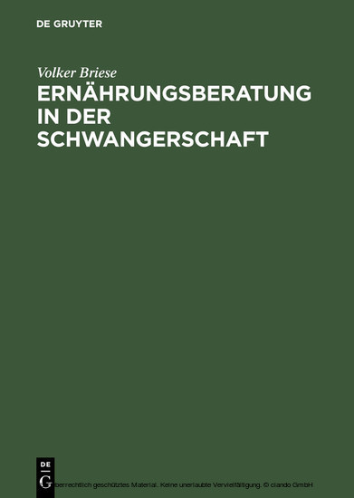 Ernährungsberatung in der Schwangerschaft