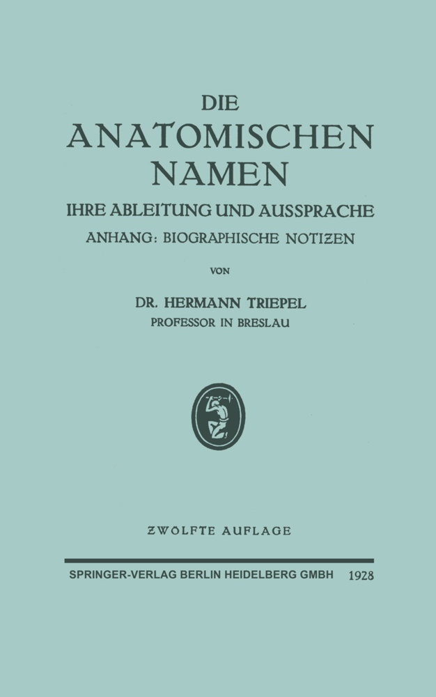 Die Anatomischen Namen