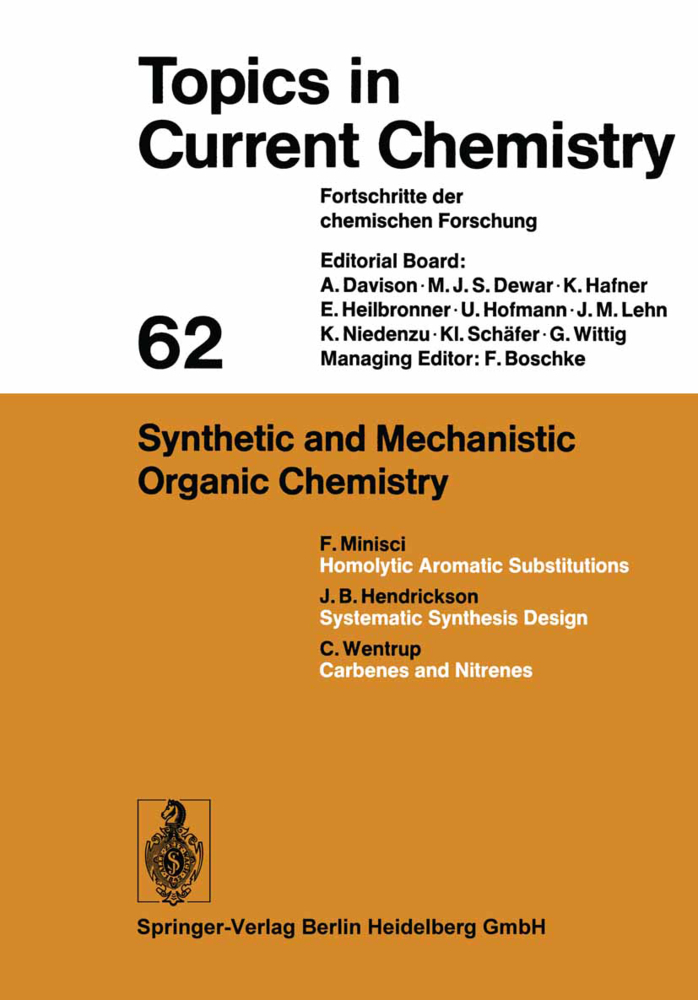 Synthetic and Mechanistic Organic Chemistry