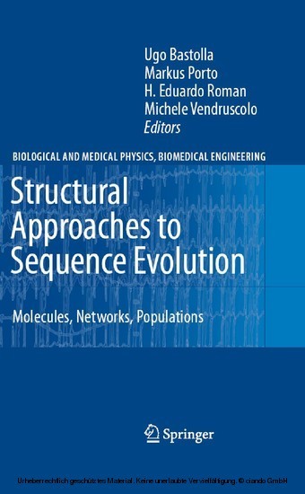 Structural Approaches to Sequence Evolution