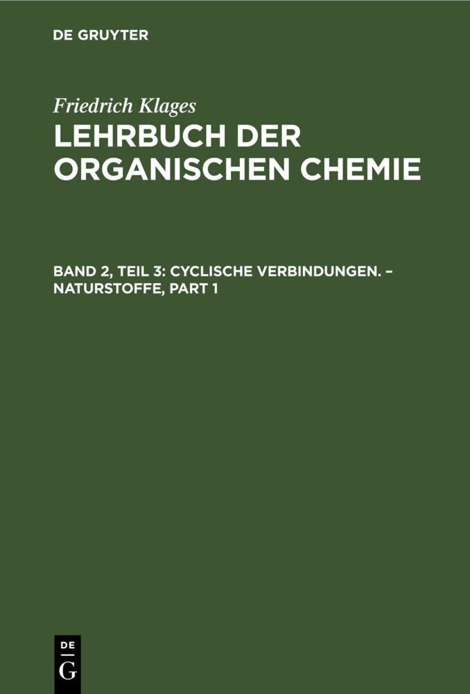 Cyclische Verbindungen. - Naturstoffe