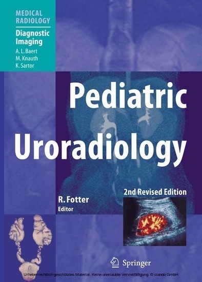 Pediatric Uroradiology