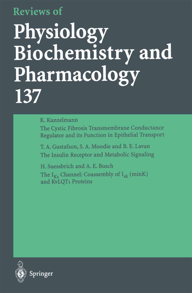 Reviews of Physiology, Biochemistry and Pharmacology