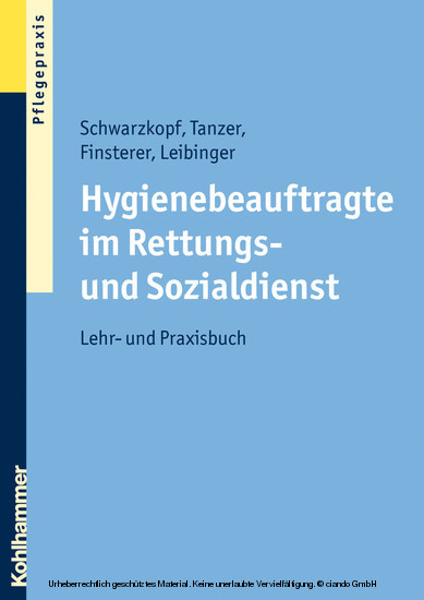 Hygienebeauftragte im Rettungs- und Sozialdienst