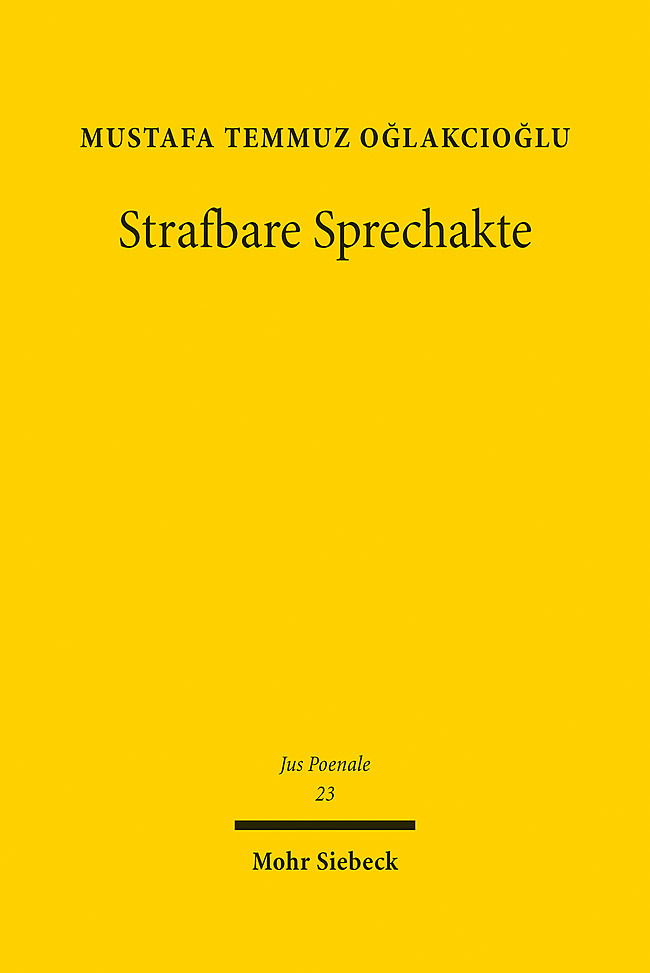 Strafbare Sprechakte