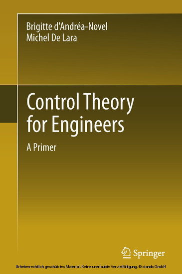 Control Theory for Engineers