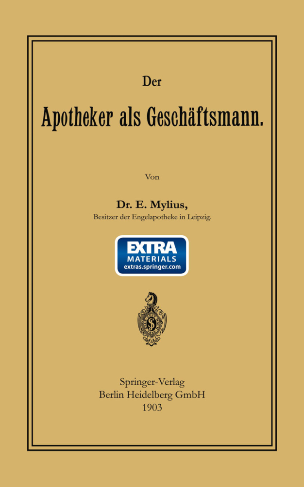 Der Apotheker als Geschäftsmann