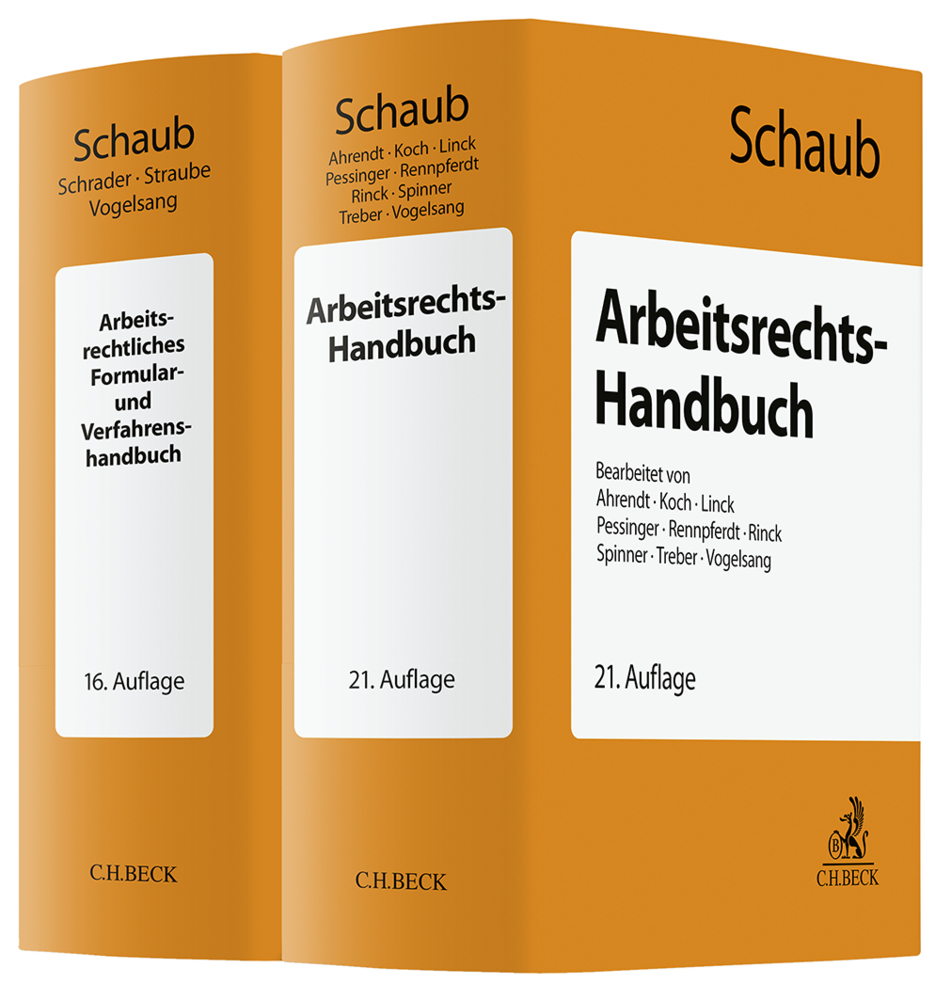 Arbeitsrechts-Handbuch und Arbeitsrechtliches Formular- und Verfahrenshandbuch