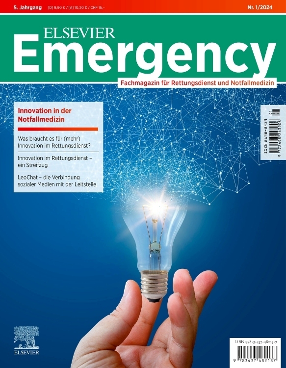ELSEVIER Emergency. Innovation in der Notfallmedizin. 1/2024