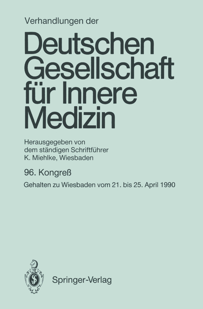 Verhandlungen der Deutschen Gesellschaft für Innere Medizin