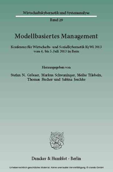 Modellbasiertes Management.