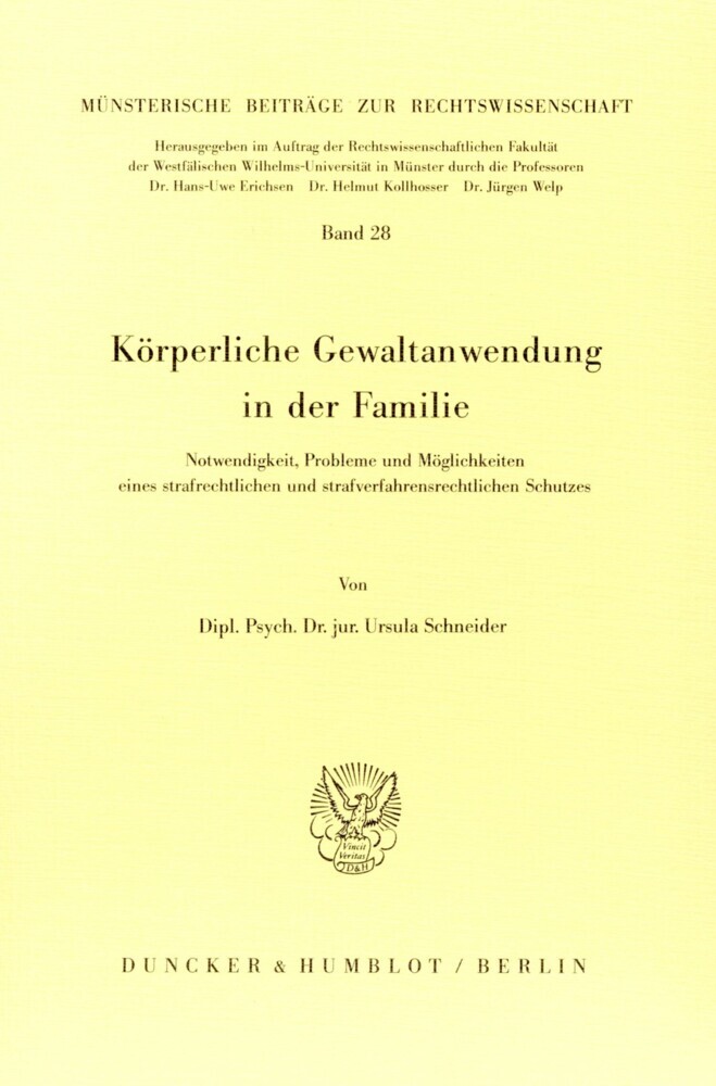 Körperliche Gewaltanwendung in der Familie.