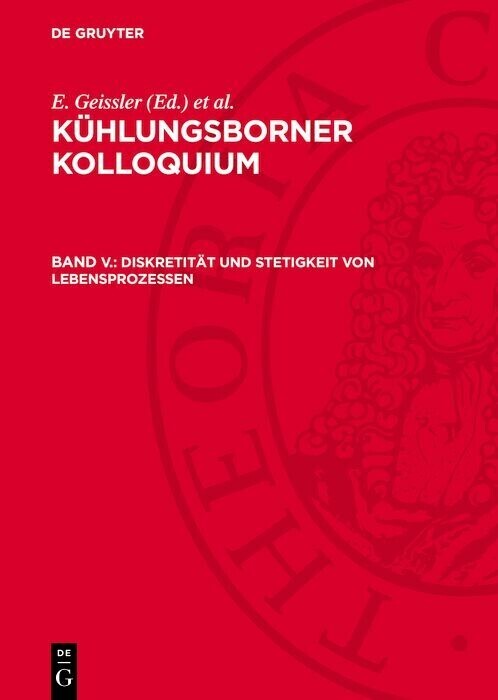 Diskretität und Stetigkeit von Lebensprozessen