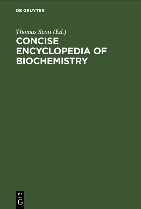 Concise encyclopedia of biochemistry