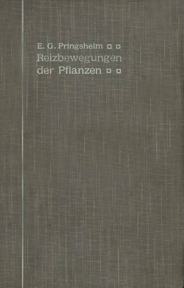 Die Reizbewegungen der Pflanzen