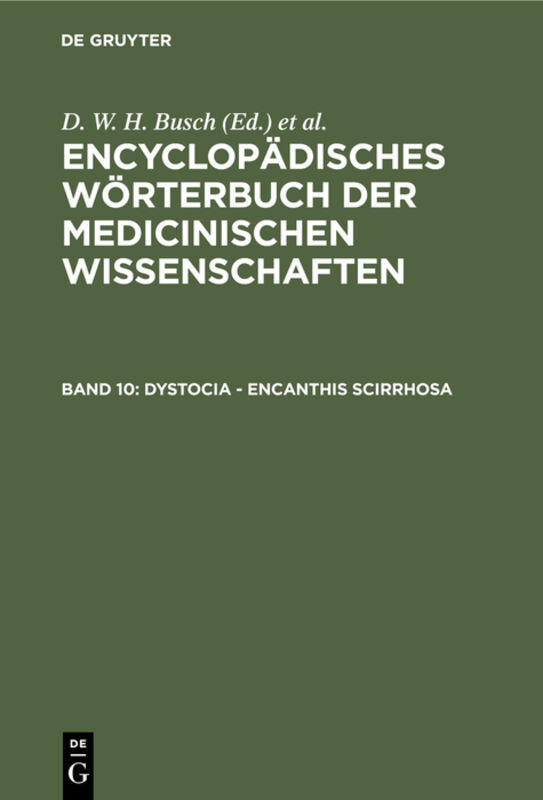 Dystocia - Encanthis scirrhosa