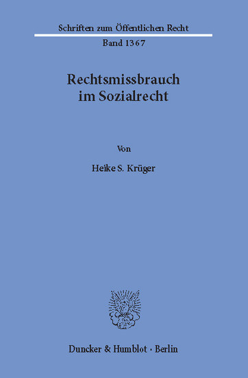 Rechtsmissbrauch im Sozialrecht.