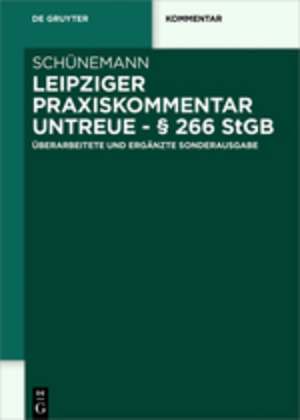 Leipziger Praxiskommentar Untreue -   266 StGB