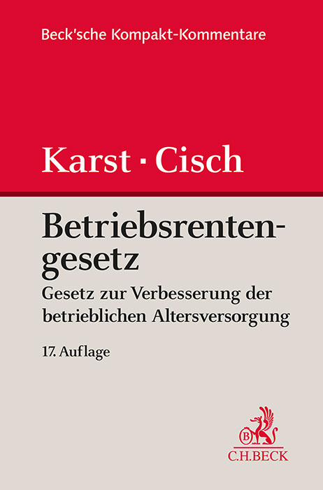 Betriebsrentengesetz. BetrAVG