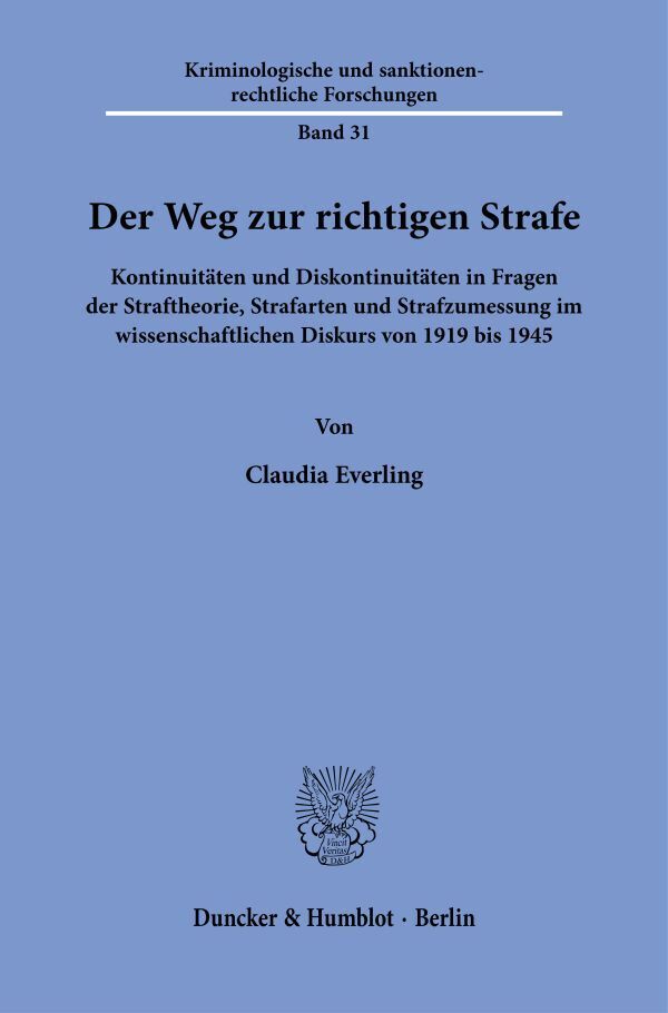 Der Weg zur richtigen Strafe