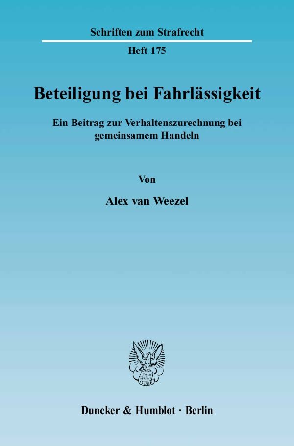 Beteiligung bei Fahrlässigkeit.