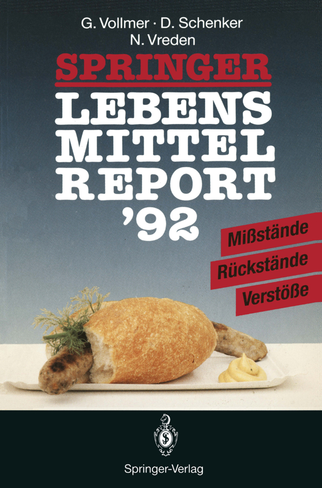 Springer Lebensmittelreport '92