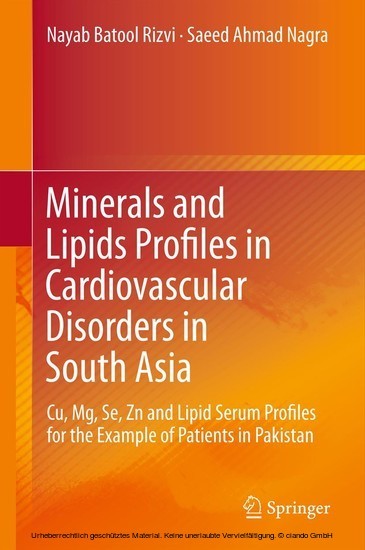 Minerals and Lipids Profiles in Cardiovascular Disorders in South Asia