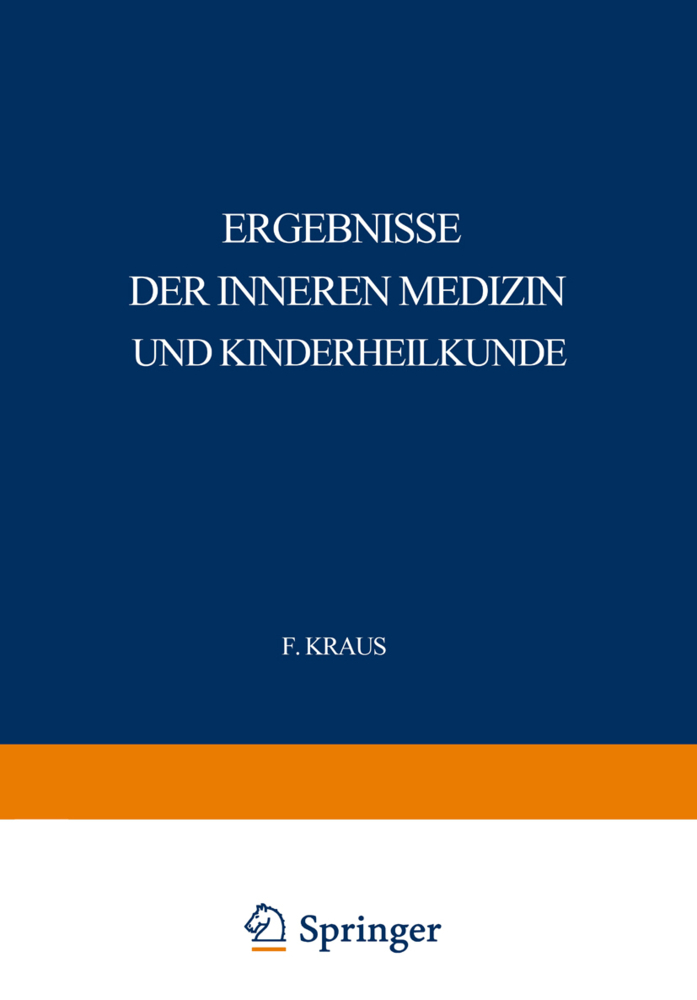 Ergebnisse der Inneren Medizin und Kinderheilkunde