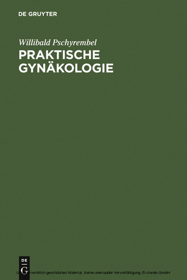 Praktische Gynäkologie