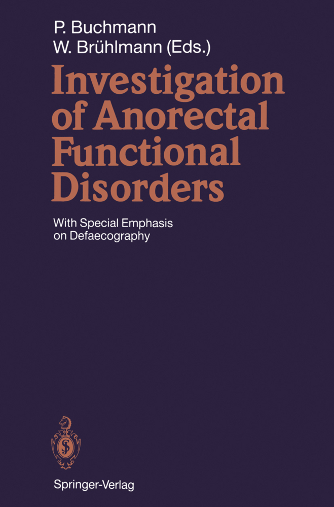 Investigation of Anorectal Functional Disorders